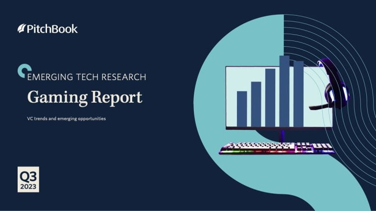 Games VC funding down 68% YoY per PitchBook Q3 file