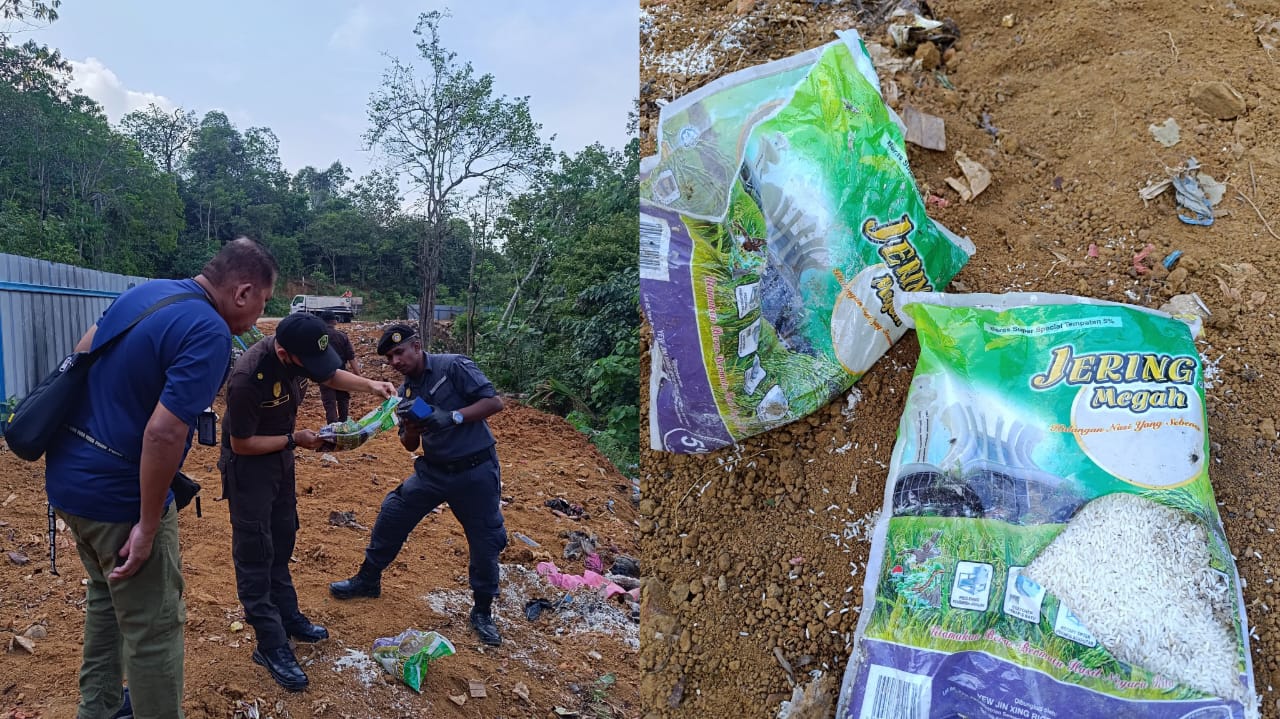 Beras dibuang di Temerloh sah rosak, tidak selamat dimakan- KPKM